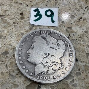 #39 - 1901 -O Morgan Silver Dollar - Classic Silver Coin
